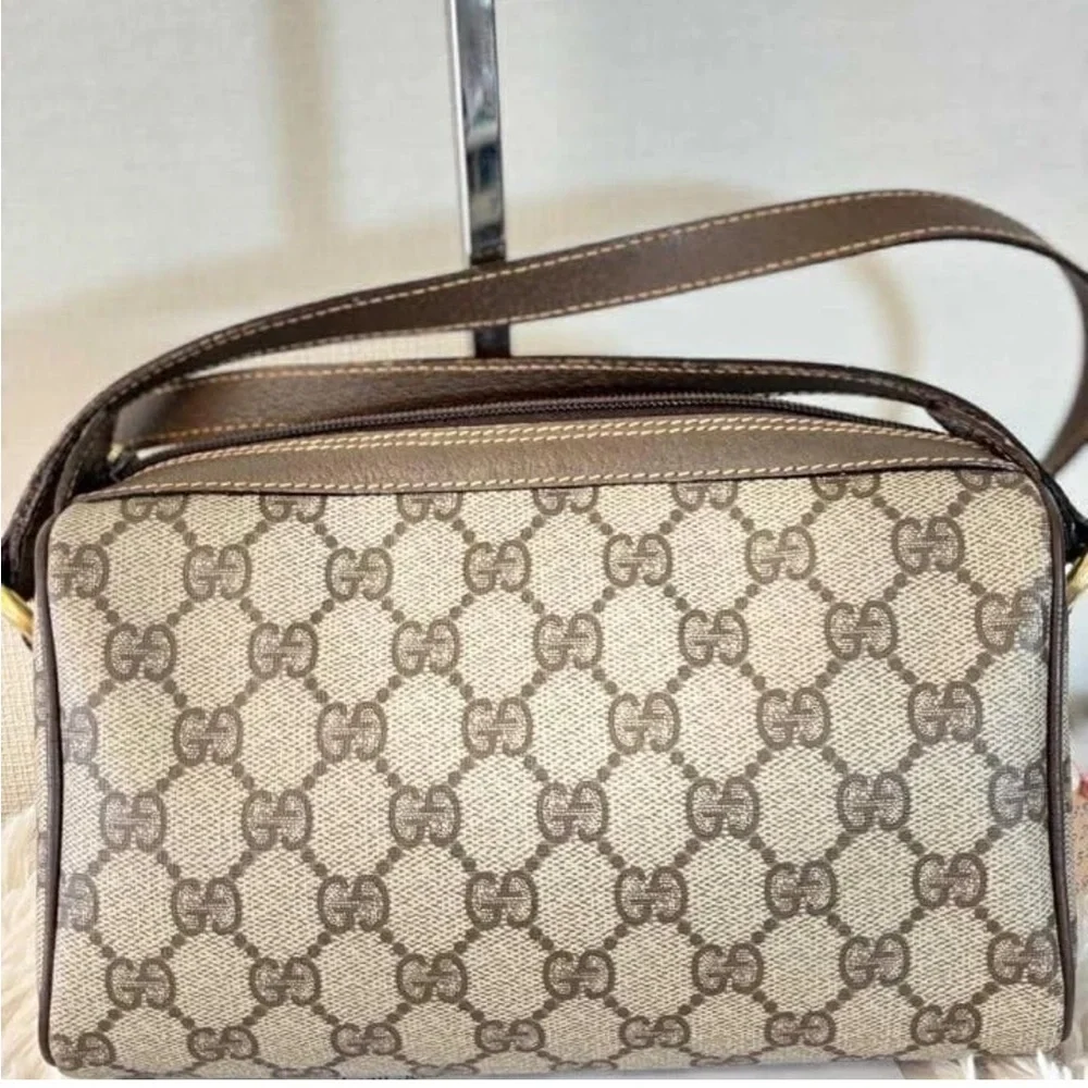 Gucci Beige and Brown Crossbody Bag - Picture 3 of 12